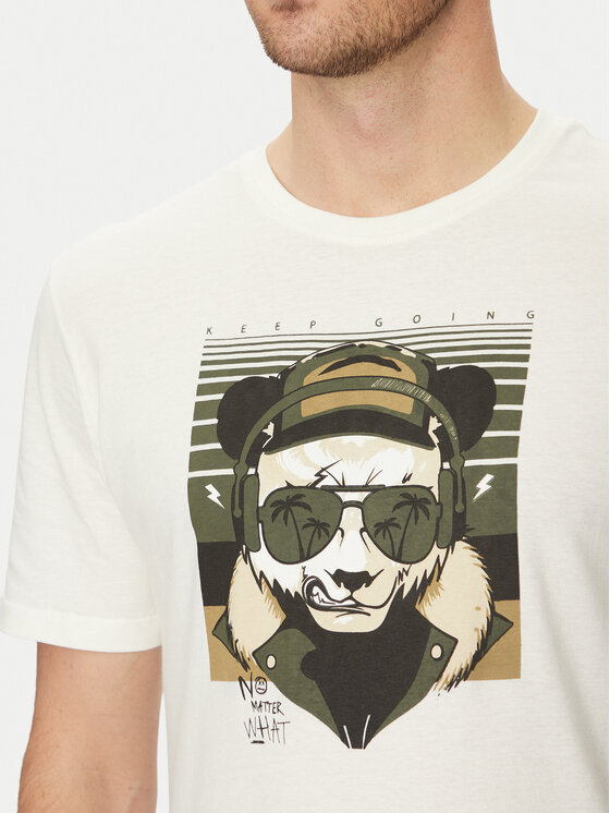 Blend Blend T-Shirt 20717766 Bílá Regular Fit