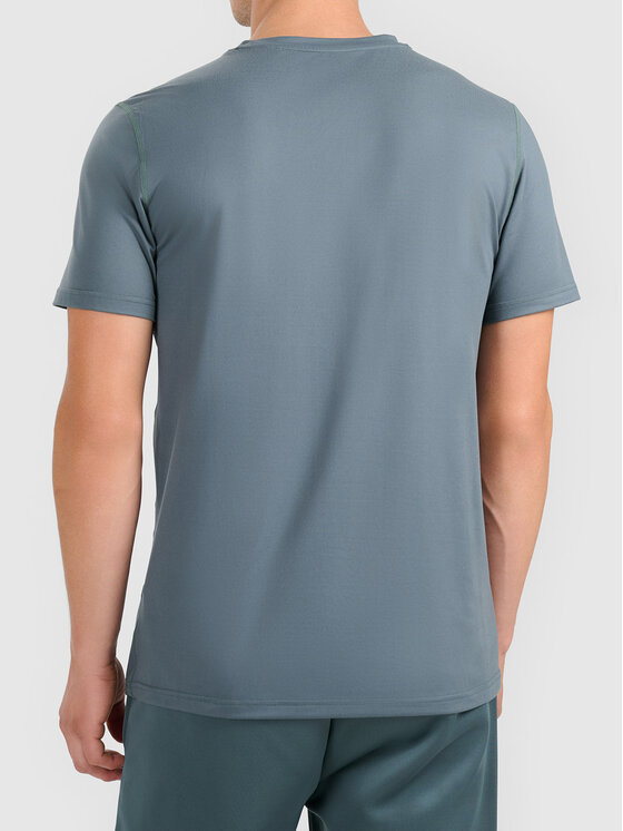 4F 4F T-Shirt 4FWAW26TFTSM2354-40S Zielony ciemny Active Fit