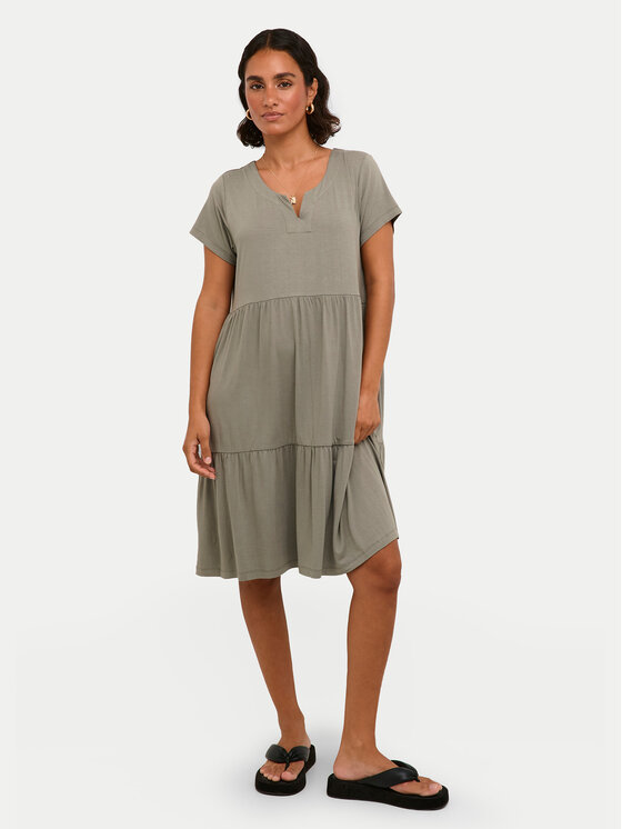 Kaffe Kaffe Rochie de zi Petra 10504657 Gri Relaxed Fit
