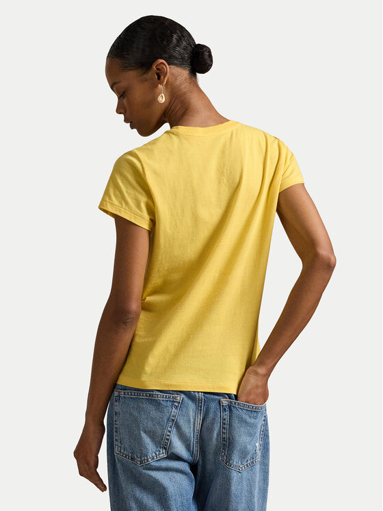 Polo Ralph Lauren Polo Ralph Lauren T-Shirt 211B14605017 Żółty Classic Fit