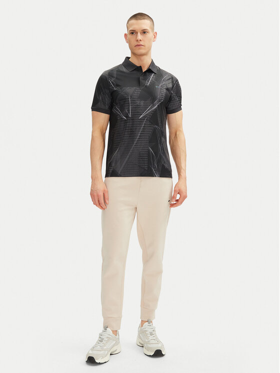 BOSS BOSS Poloshirt Paddy Desert Active 50537757 Schwarz Regular Fit