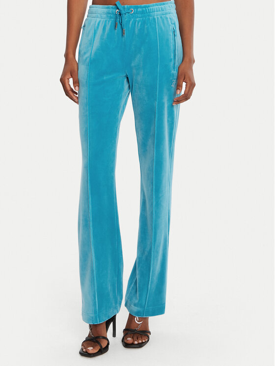 Juicy Couture Spodnie dresowe Tina JCAPW045 Niebieski Regular Fit