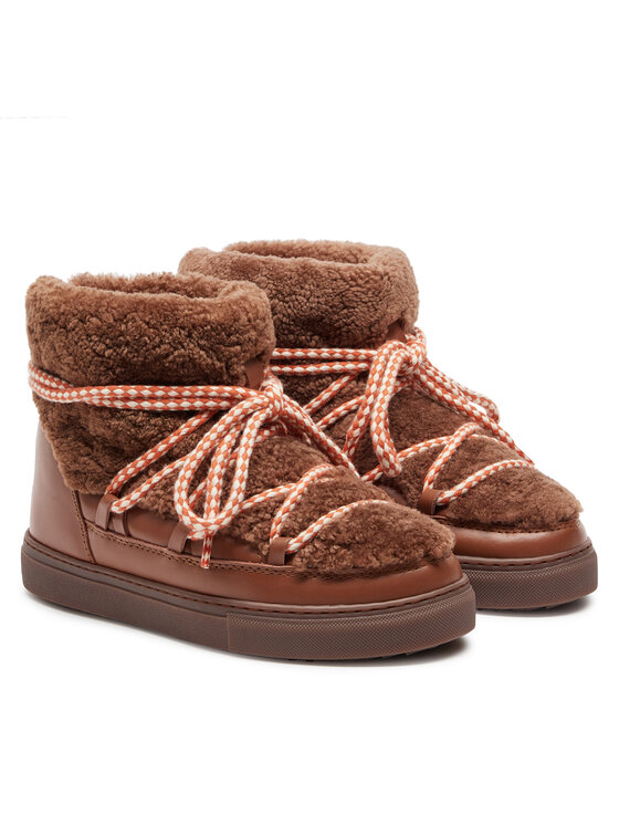 Inuikii Inuikii Sniego batai Curly 65202-019 Ruda
