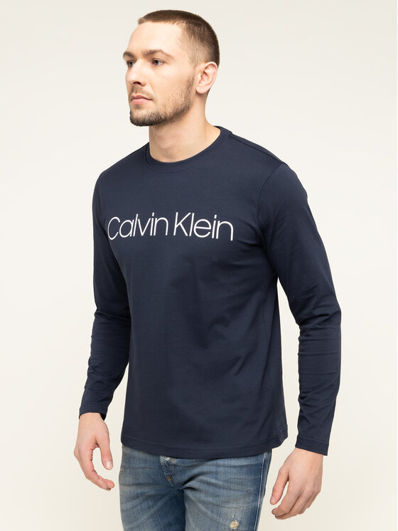 Calvin Klein Calvin Klein Longsleeve Logo K10K104690 Dunkelblau Regular Fit