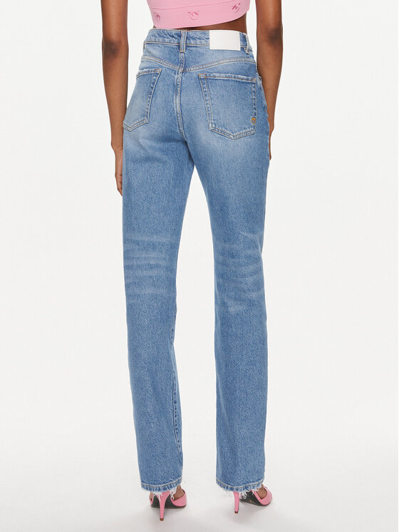 PINKO Pinko Jeansy Roxanne 102908 A0IC Niebieski Regular Fit
