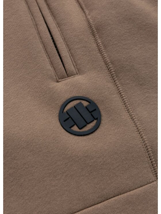PITBULL PITBULL Spodnie dresowe SMALL LOGO HD Brązowy Regular Fit