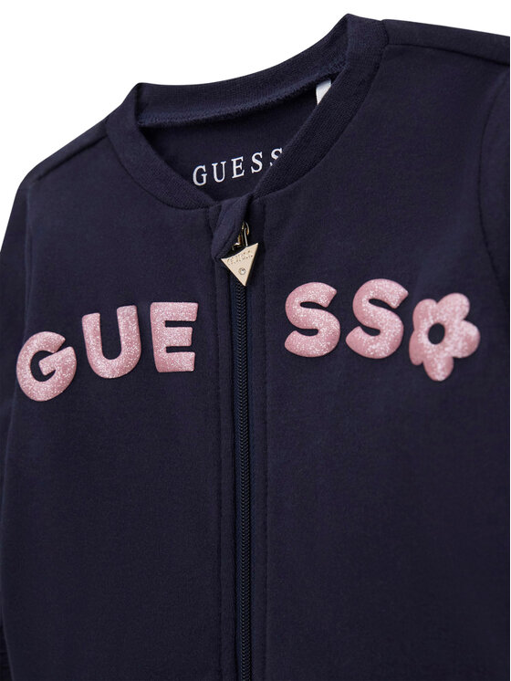Guess Guess Set majica dugih rukava, body i trenerka S6YG10 K3951 Tamnoplava Regular Fit