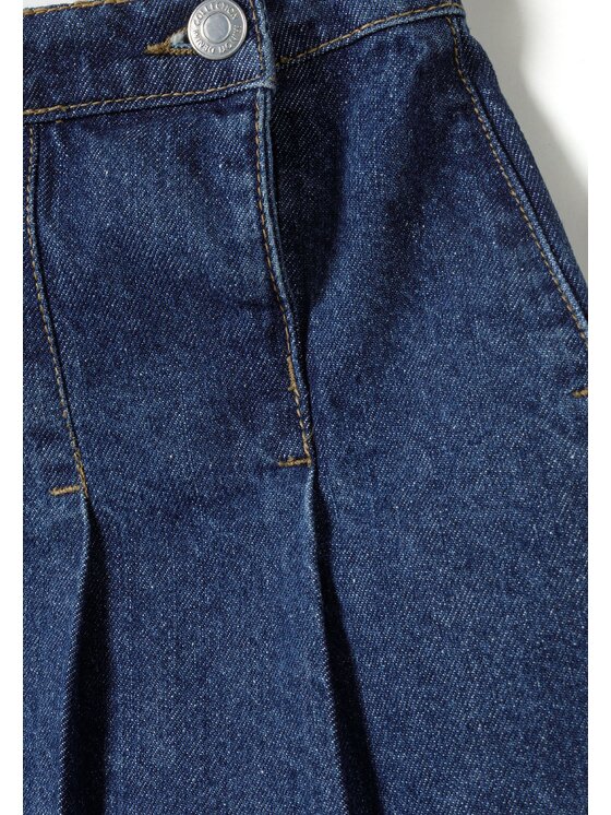 MINOTI MINOTI Spódnica jeansowa 20skirt41 Niebieski Regular Fit