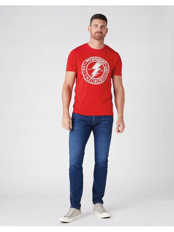 Wrangler Wrangler Jeansy Bryson Niebieski Skinny Fit