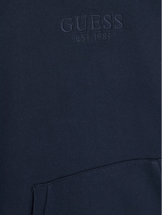 Guess Guess Pulóver L5YQ25 KAV34 Sötétkék Oversize