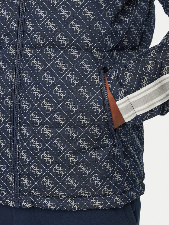 Guess Guess Μπουφάν χειμωνιάτικο Z5BL02 WFIQ2 Σκούρο μπλε Regular Fit