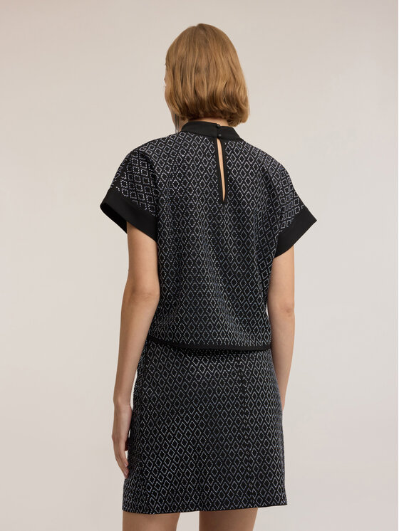 Motivi Motivi Top D016Q000522N033 Nero Regular Fit