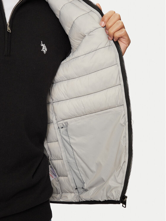 U.S. Polo Assn. U.S. Polo Assn. Vestă elegantă MUP3267 Negru Regular Fit
