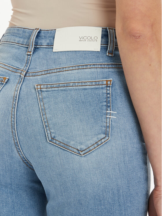 ViCOLO ViCOLO Blugi DB5060 Albastru Wide Fit