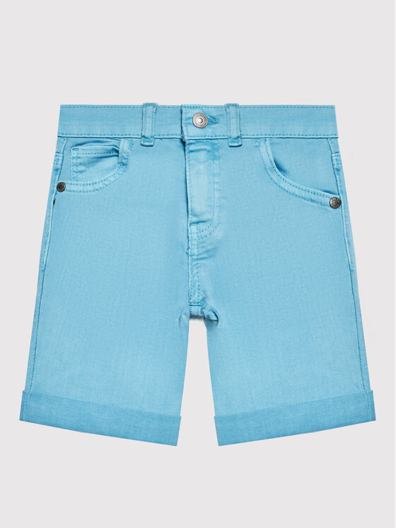 Guess Guess Džínsové šortky N1RD03 WE620 Modrá Regular Fit