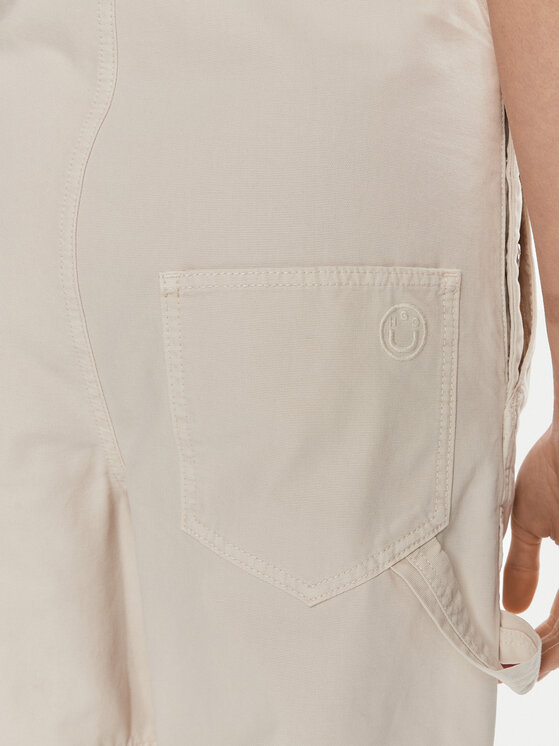 HUGO Hugo Jeans kombinezon Hedungi 50511278 Écru Relaxed Fit