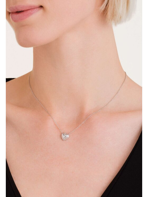 Rosefield Rosefield Naszyjnik Heart Collection Srebrny