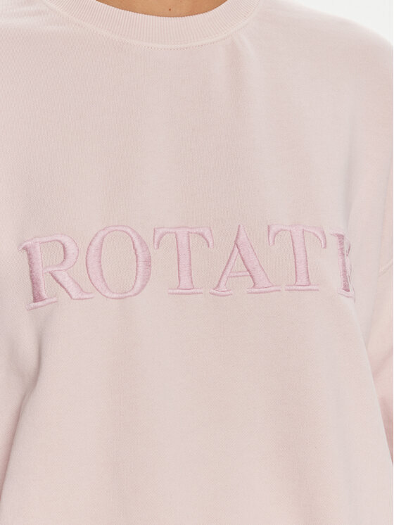 ROTATE ROTATE Majica dugih rukava Irisa 1125031011 Ružičasta Boxy Fit