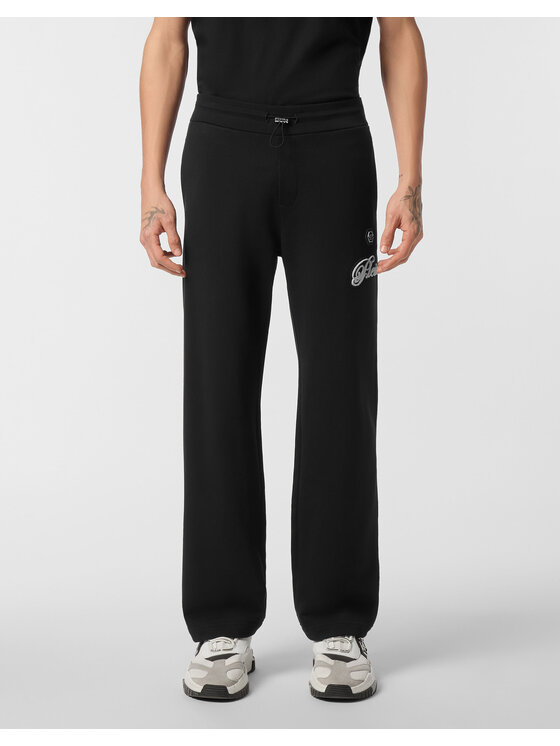 PHILIPP PLEIN PHILIPP PLEIN Teplákové nohavice 26957 Čierna Jogger Fit