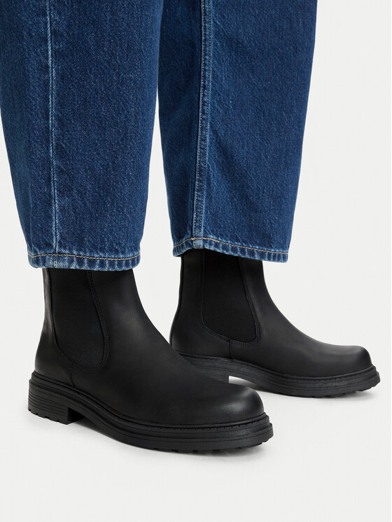 Clarks Clarks Kotníková obuv s elastickým prvkem Orinoco3 Top 26182901 Černá