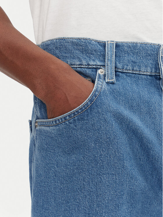 Pepe Jeans Pepe Jeans Džínové šortky PM801176 Modrá Loose Fit