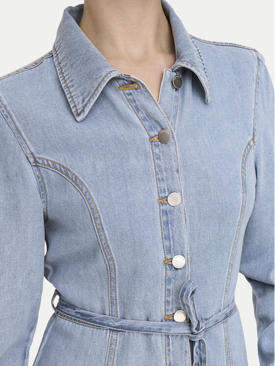 JDY JDY Jeans haljina Kamma 15338892 Svijetloplava Standard Fit