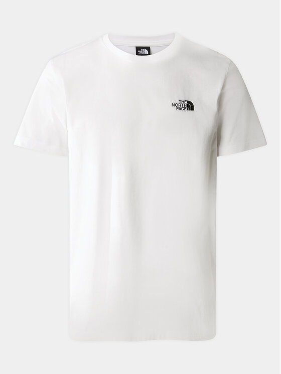 The North Face The North Face Póló Simple Dome NF0A87NG Fehér Regular Fit