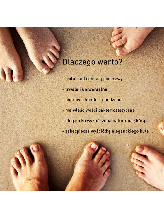 Coccine Coccine Wkładki Leather&Latex Beżowy