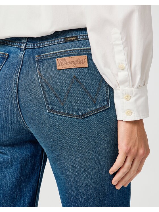 Wrangler Wrangler Jeansy Loose Straight Niebieski Loose Leg