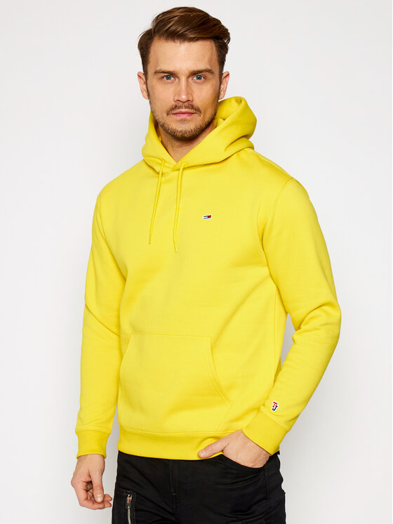 Tommy Jeans Felpa Tjm Classic DM0DM08723 Giallo Regular Fit • Modivo.it