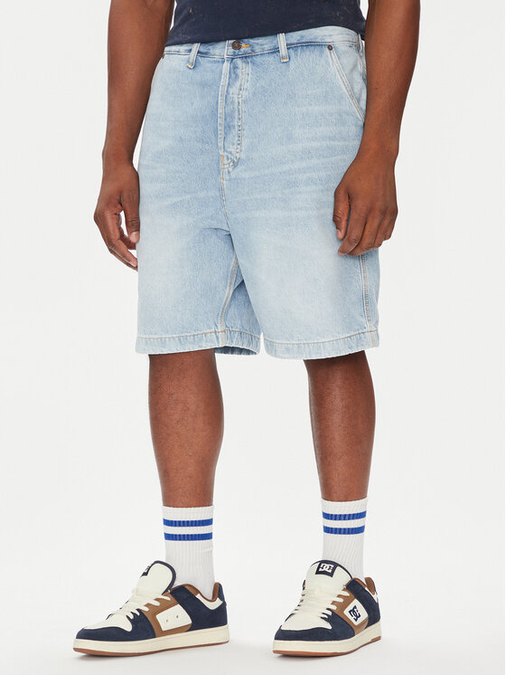 DC Shoes Szorty jeansowe Carpenter ADYDS03022 Błękitny Baggy Fit