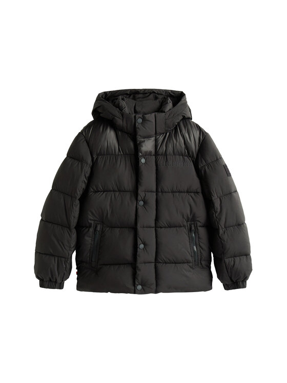 Tommy Hilfiger Tommy Hilfiger Зимно яке KB0KB10093 S Черен Regular Fit