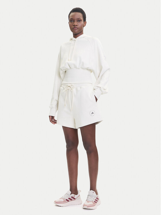 adidas by Stella McCartney adidas by Stella McCartney Sportske kratke hlače True Casuals JX6786 Bež Loose Fit