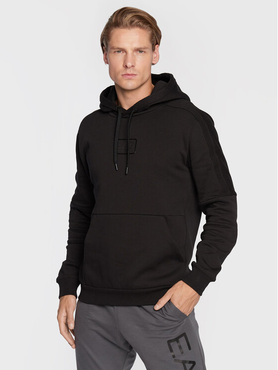 EA7 Emporio Armani EA7 Emporio Armani Mikina 6LPM96 PJ07Z 1200 Černá Regular Fit