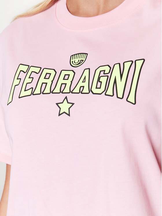 Chiara Ferragni Chiara Ferragni T-shirt 74CBHT02 Rosa Regular Fit