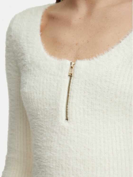Guess Guess Плетена рокля W6BK89 Z1921 Кремав Regular Fit
