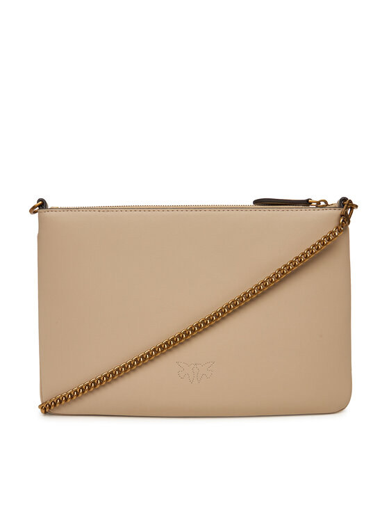 PINKO PINKO Сумка FLAT CLASSIC Бежевий