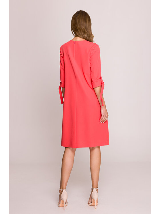 Stylove Stylove Abito da sera S393 Arancione Premium Fit