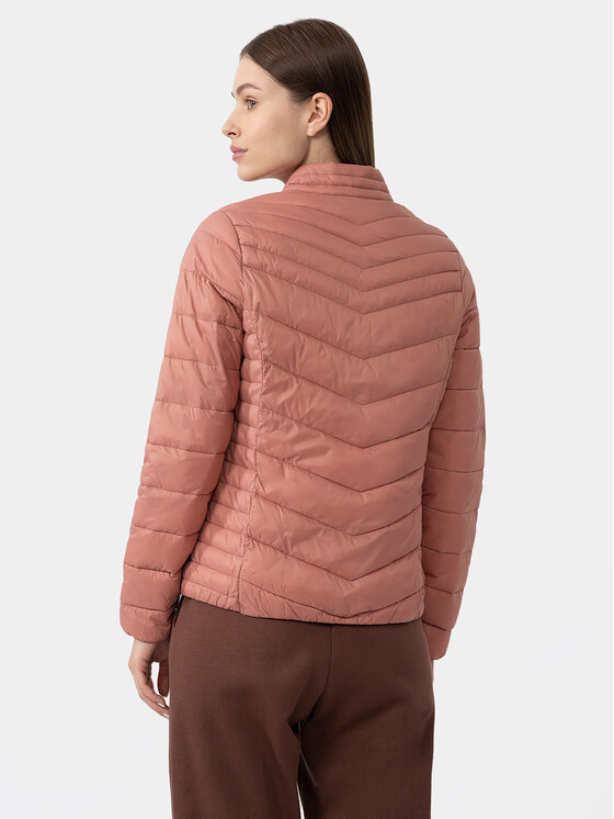 4F 4F Kevad-sügis jope 4FAW23TDJAF224 Korallivärviline Slim Fit
