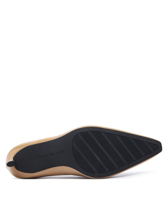 Tommy Hilfiger Tommy Hilfiger Γόβες Squared Toe High Heel Lth Pump FW0FW09510 Μπεζ