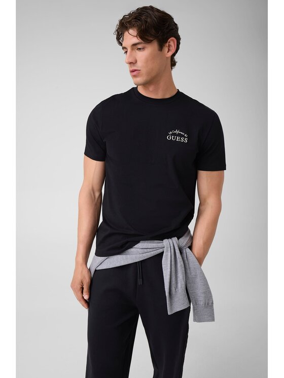Guess Guess T-Shirt 183089 Černá Classic Fit