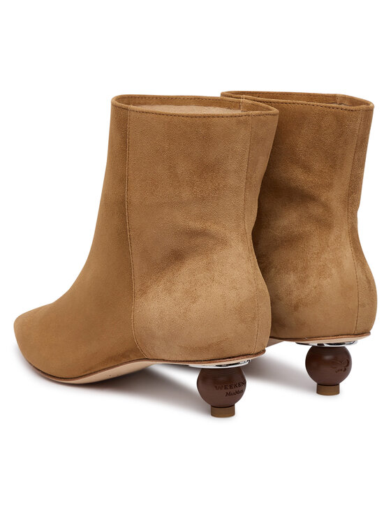 Weekend Max Mara Weekend Max Mara Členková obuv Wkacapanna 2625796014 Hnedá
