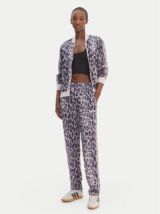 adidas Trening Essentials 3-Stripes Animal KB8935 Violet Regular Fit