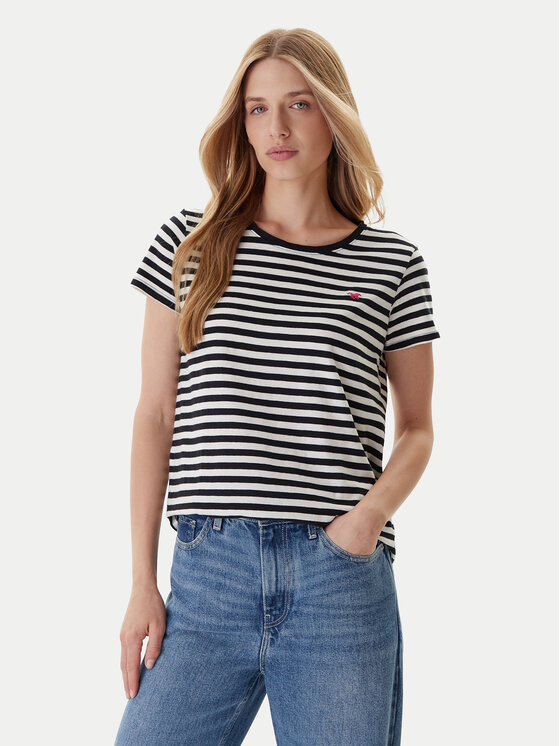 Mustang Mustang T-Shirt Alma 1016756 Μαύρο Regular Fit