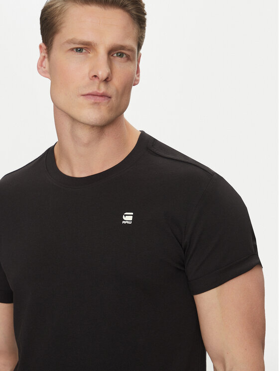 G-Star Raw G-Star Raw T-Shirt Lash D16396-B353-2199 Czarny Relaxed Fit