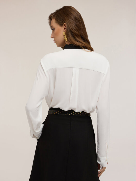 Motivi Motivi Blusa 2732Q001894N011 Bianco Regular Fit