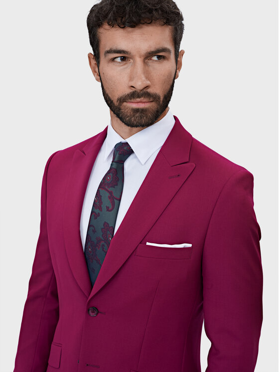 Evenemen Evenemen Garnitur Marrlik Różowy Slim Fit