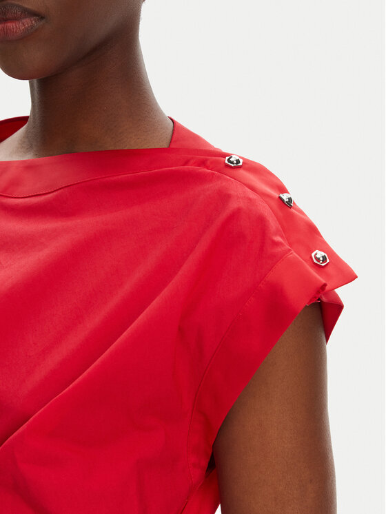 PINKO PINKO Abito da cocktail Elliot 105215 A2LD Rosso Regular Fit