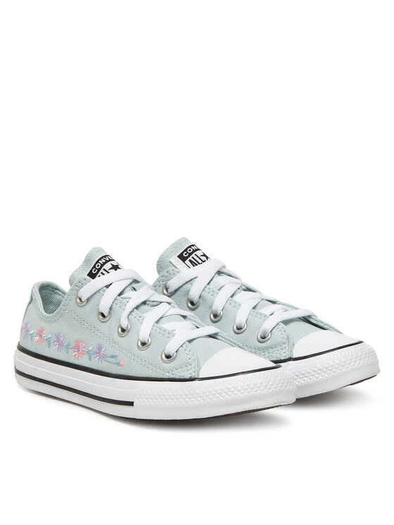 Converse Converse Plátenky Chuck Taylor All Star Florals A11776C Svetlo modrá