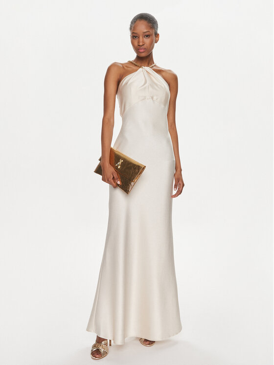 Rinascimento Rinascimento Abendkleid CFC0117926003 Beige Regular Fit